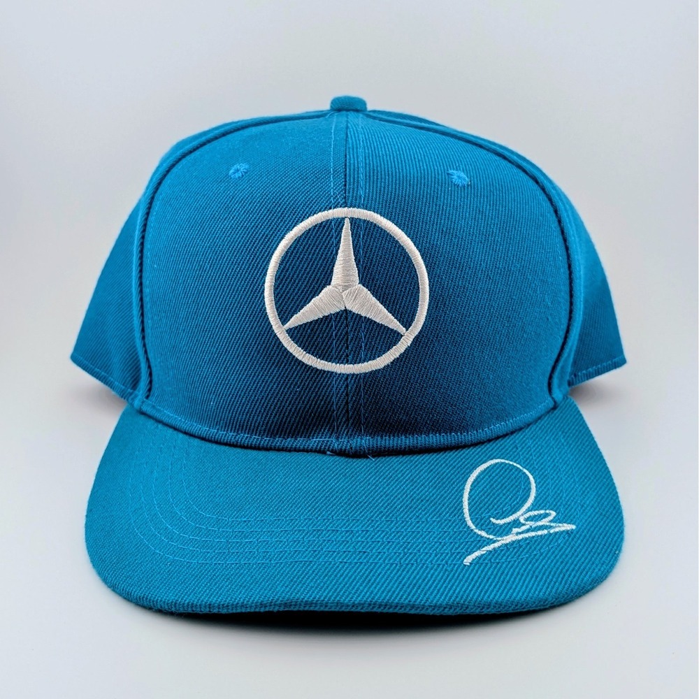 Mercedes AMG PETRONAS Formula One Team - Teal Blue Snapback Hat Cap Hamilton F1